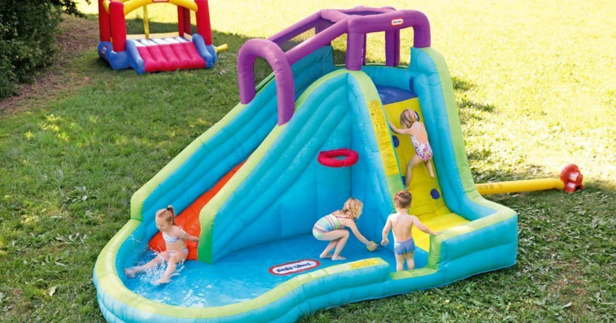 Little Tikes Slam n Curve Inflatable Water Slide