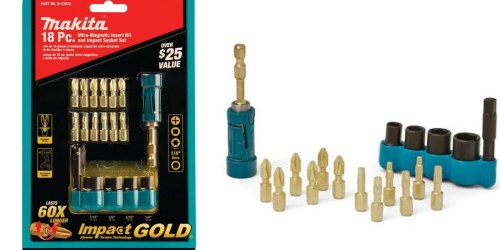 Makita 18-Piece Driver Bit and Socket Set Only $8 at Home Depot