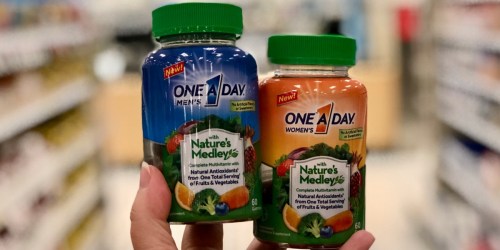 70% Off One A Day Nature’s Medley Vitamins at Target