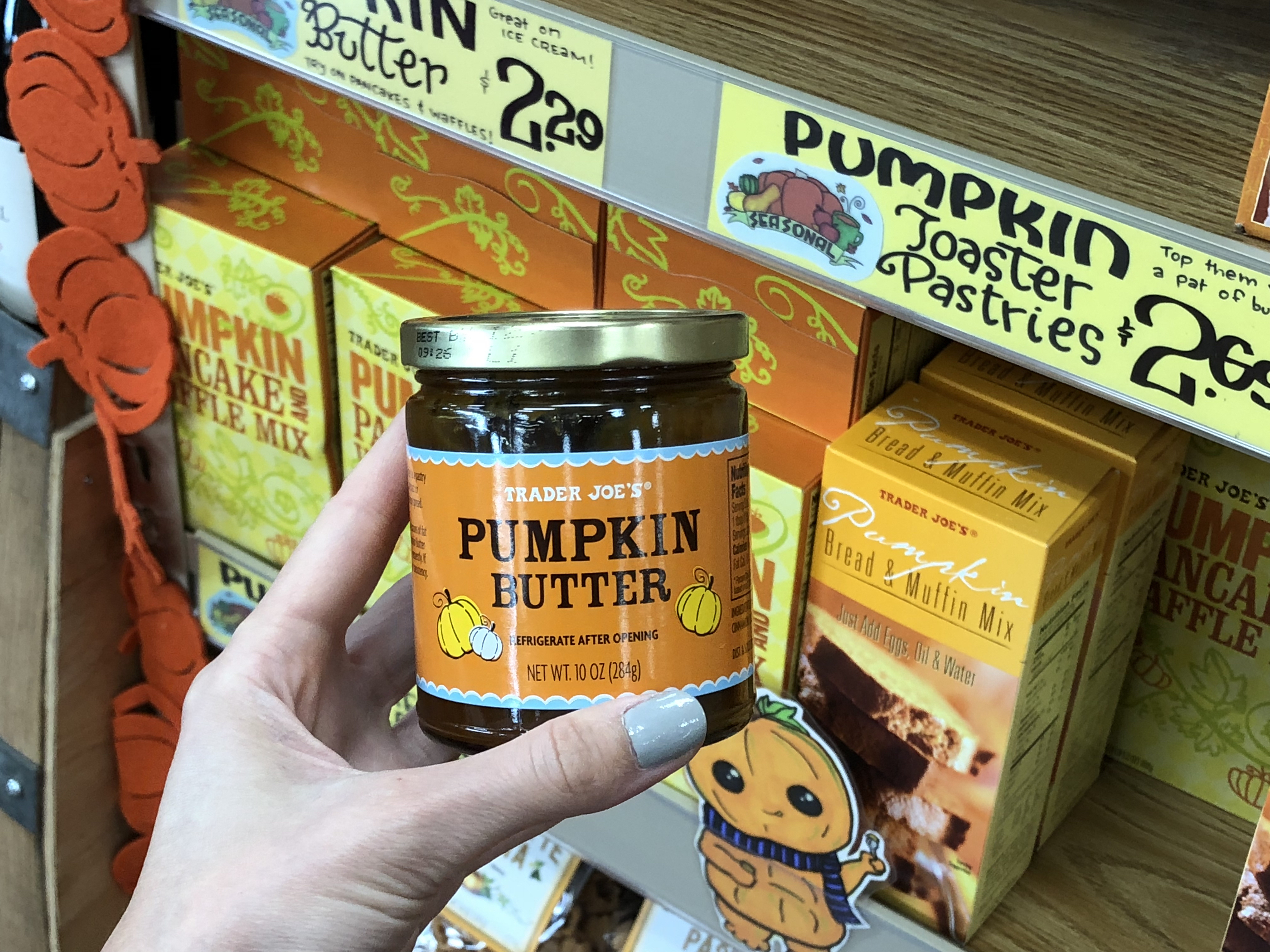 Deals on Trader Joe's Pumpkin items – Pumpkin Butter at Trader Joe's