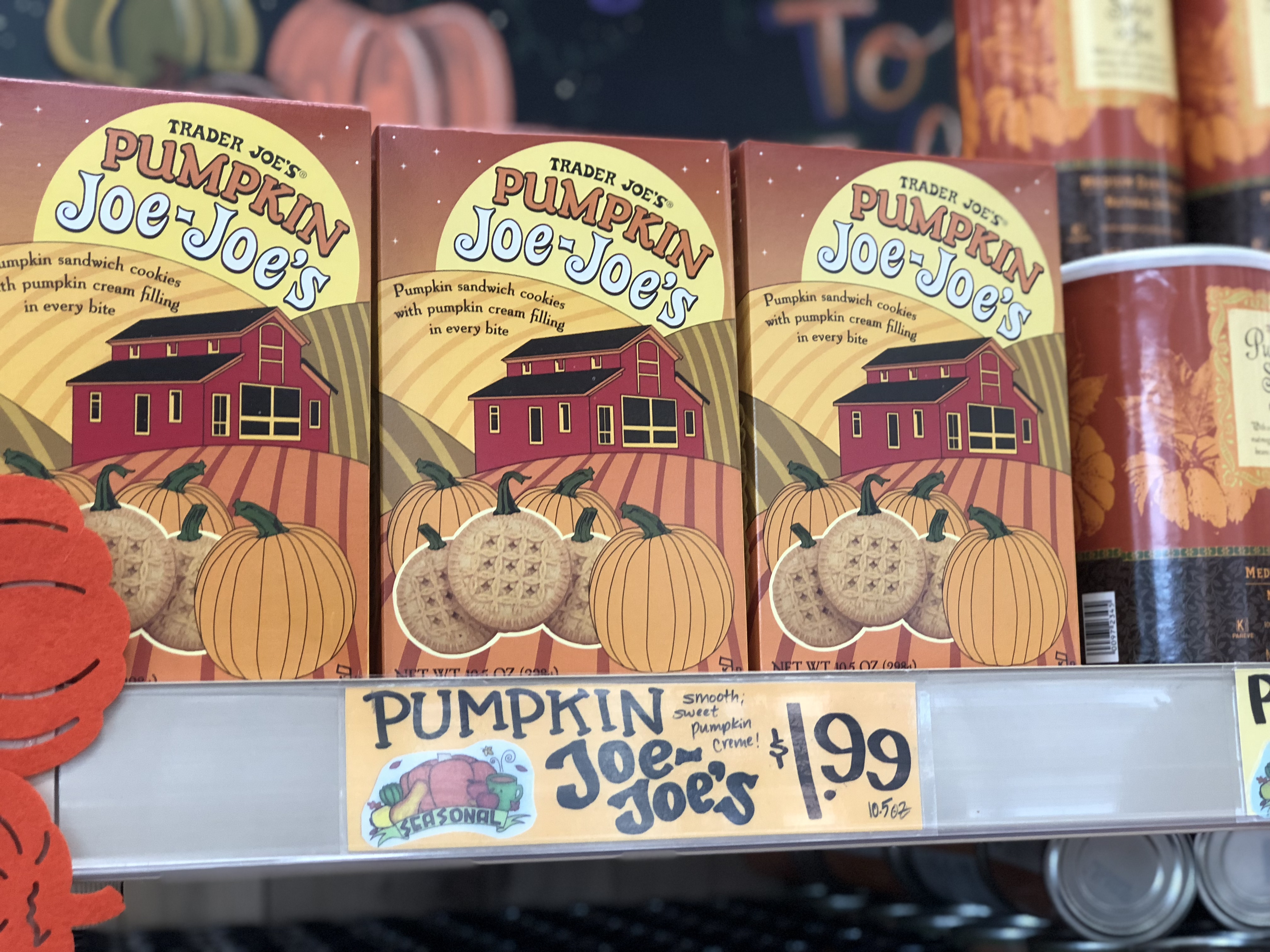 Deals on Trader Joe's Pumpkin items – Pumpkin Joe-Joe's at Trader Joe's