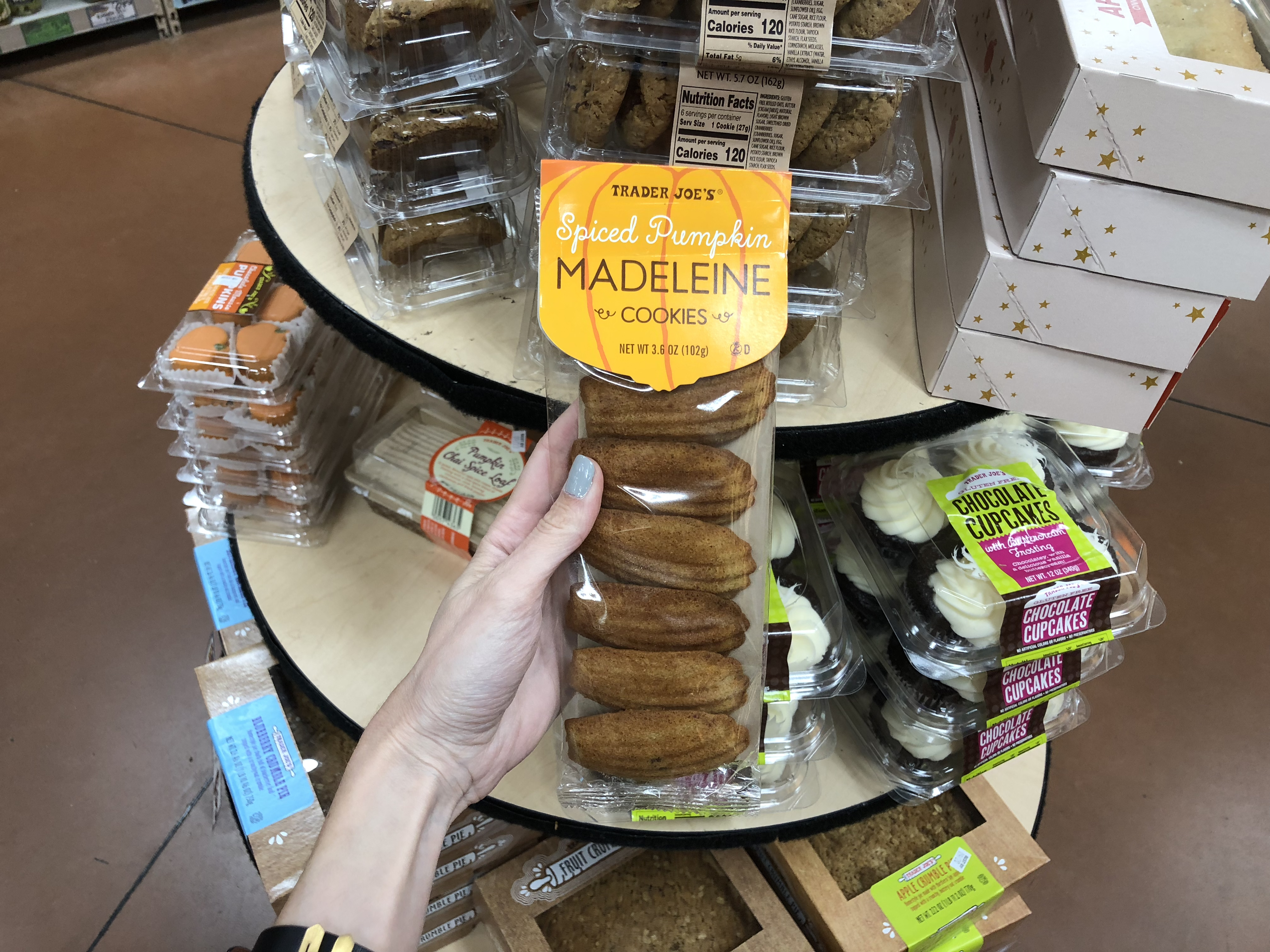 Deals on Trader Joe's Pumpkin items – Pumpkin Madeleine Cookies at Trader Joe's