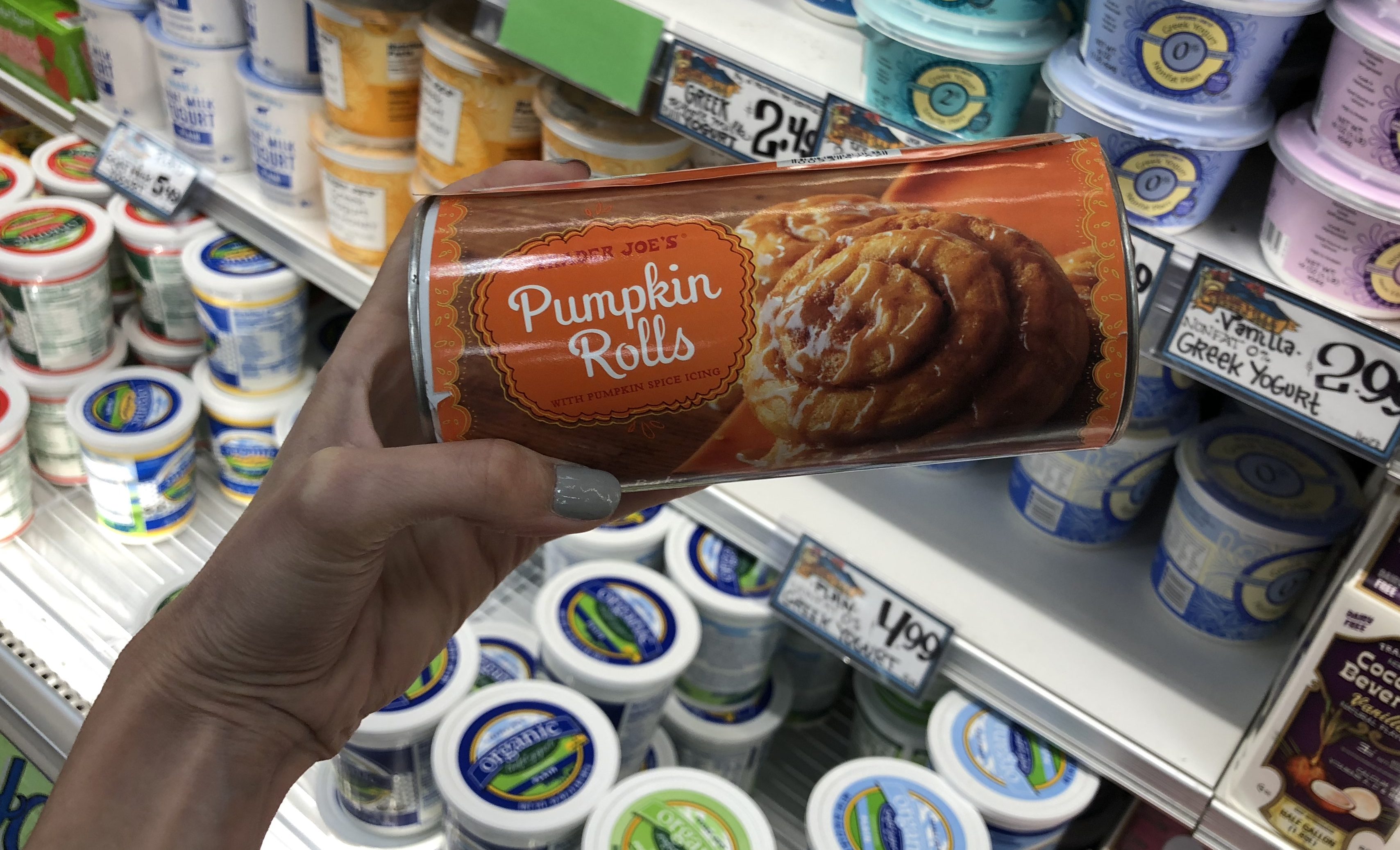 Deals on Trader Joe's Pumpkin items – Pumpkin Rolls at Trader Joe's