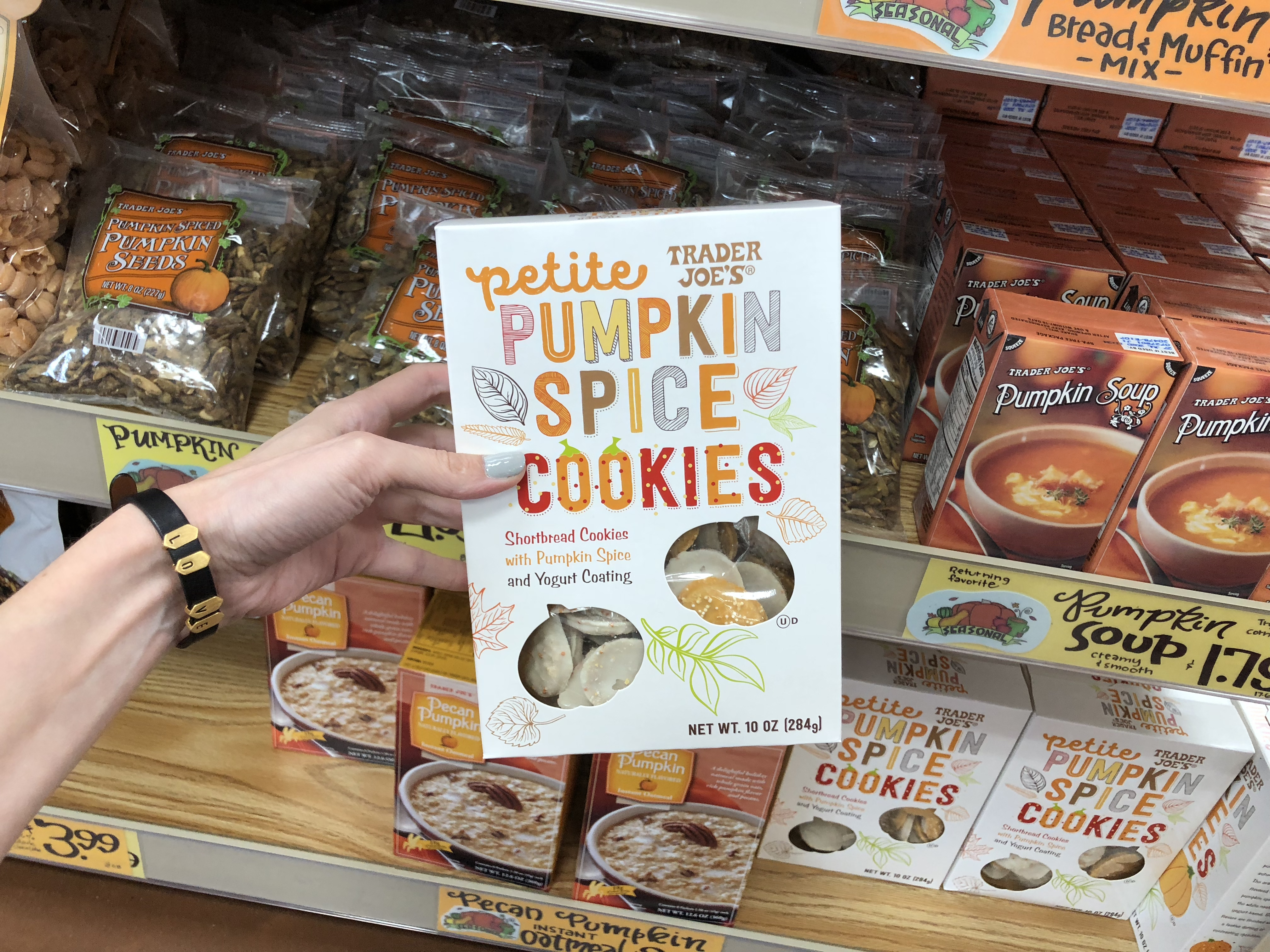 Deals on Trader Joe's Pumpkin items – Pumpkin spice cookies at Trader Joe's