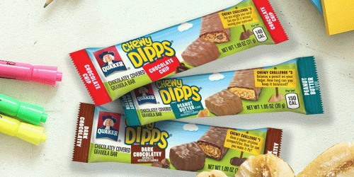 Amazon: Quaker Chewy Granola Bars & Dipps 58-Count Variety Pack Only $8 Shipped