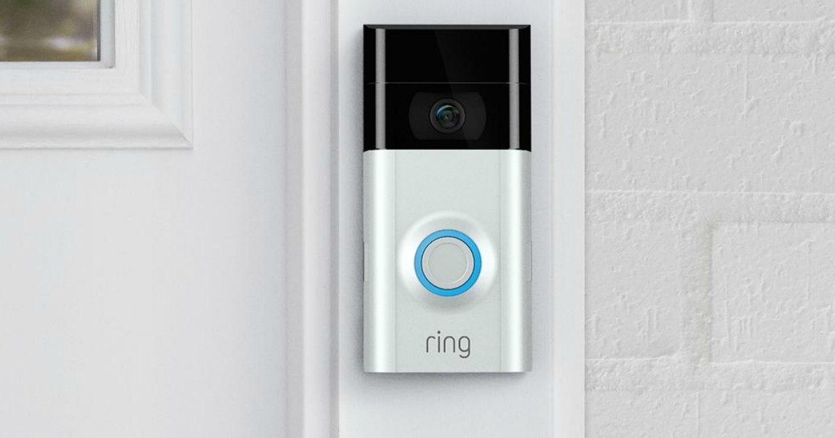 Ring Smart Doorbell 2 on exterior wall of home