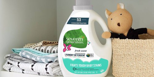 Amazon: Seventh Generation Baby Laundry Detergent 40 oz Bottles $6.50 Each Shipped