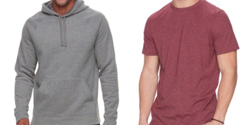 Two Men’s Hoodies & Three Tees Only $28.68 Shipped for Kohl’s Cardholders & More