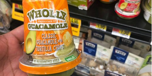 $0.75/1 Wholly Guacamole Coupon = Snack Packs Only $1.23 at Walmart & More