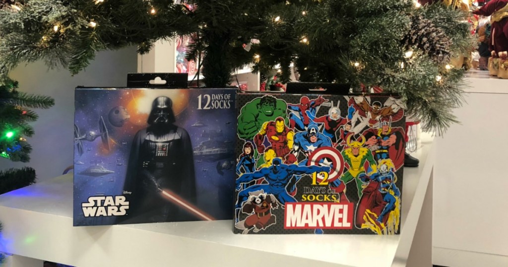 12 days of socks star wars and marvel