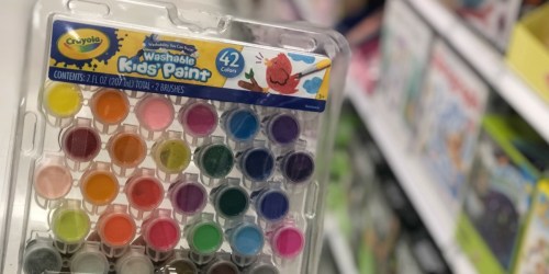 Over 50% Off Crayola Paints & Brushes at Target.online + Free In-Store Pickup