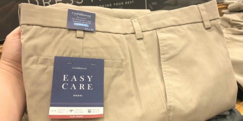 Four Pairs of Croft & Barrow Dress Pants Only $48 + Get $10 Kohl’s Cash