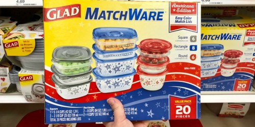 Glad MatchWare Containers 20 Count Variety Pack Only $7 at Target (No Coupons Needed)