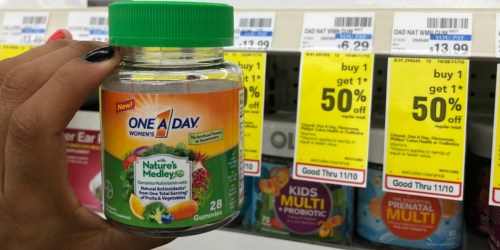 High Value $4/1 One a Day Multivitamin Coupon =  Only $1.10 at CVS (Regularly $6)