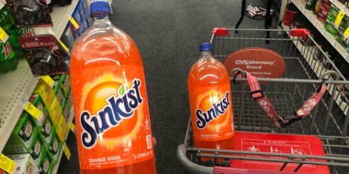 Sunkist 2-Liter Bottles Only 22¢ Each After Cash Back & CVS Rewards