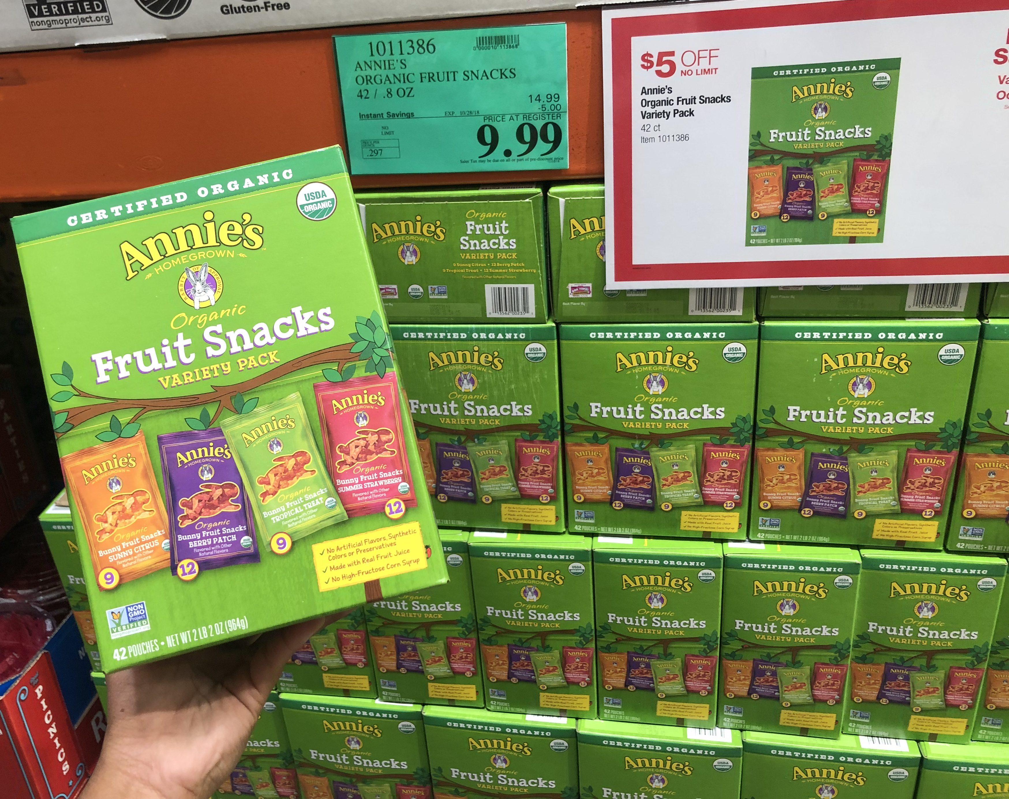 Costco deals October 2018 – Annie's fruit snacks at Costco