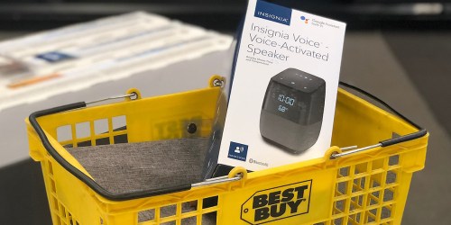 Best Buy: Insignia Voice Smart Bluetooth Speaker & Alarm Clock Only $19.99 (Regularly $100)