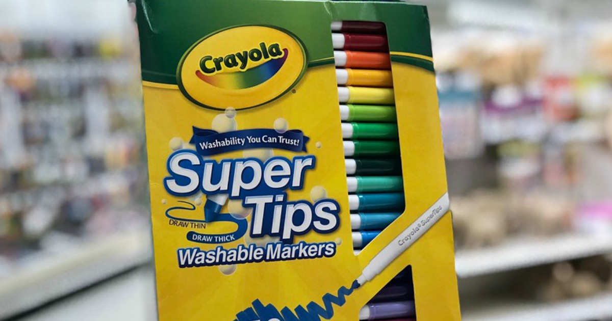 Crayola 20-Count Washable Markers Only $2.60 Shipped & More