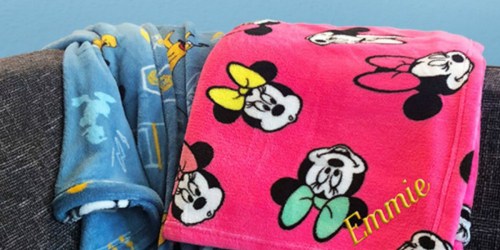 Personalized Disney Fleece Throws Only $12 (Regularly $26)