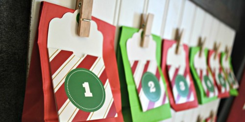 DIY Hanging Treat Bag Advent Calendar