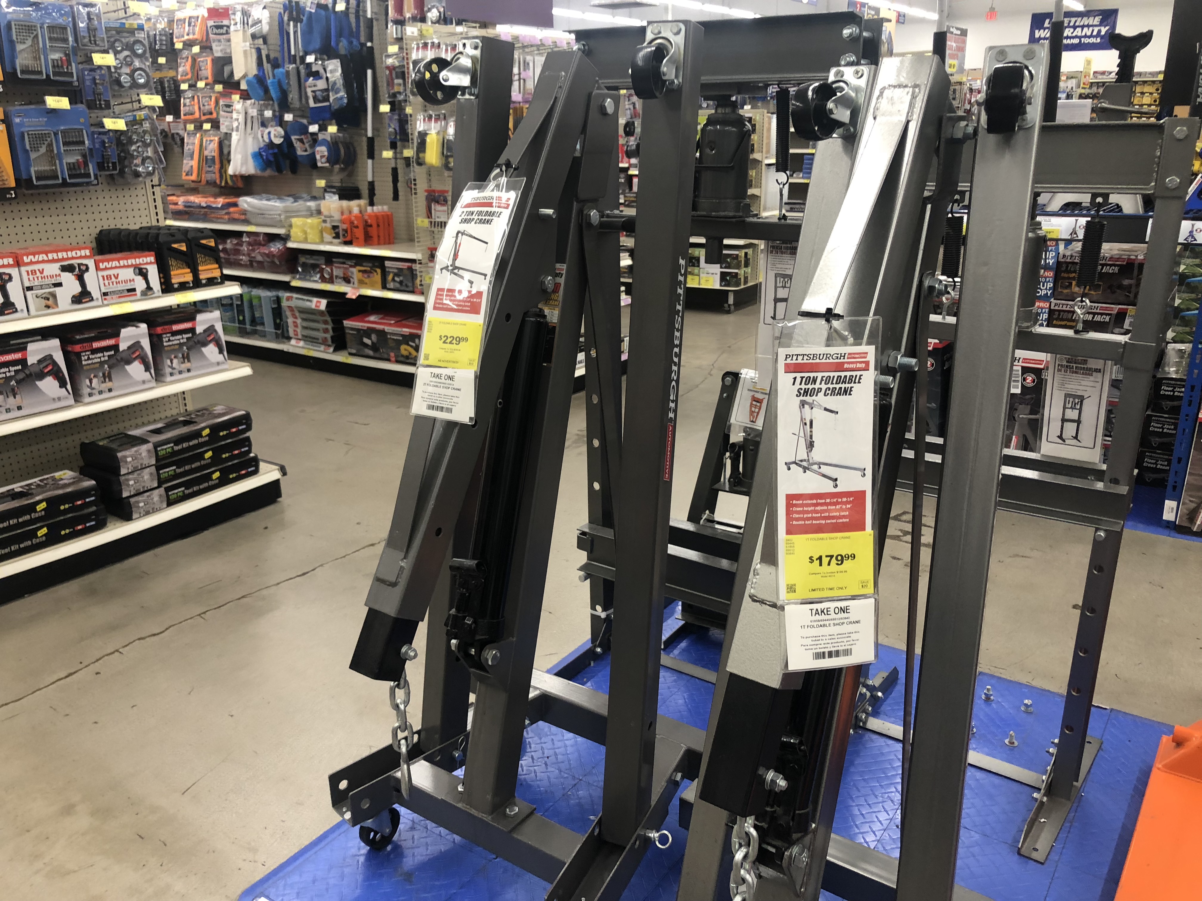 best harbor freight 2018 black friday deals – foldable shop crane