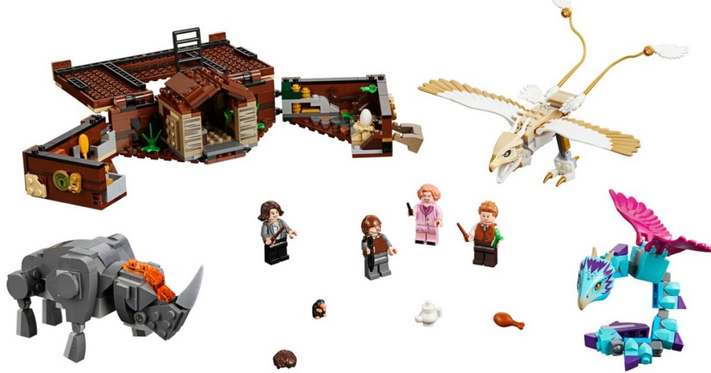 Pieces from the lego fantastic beasts set