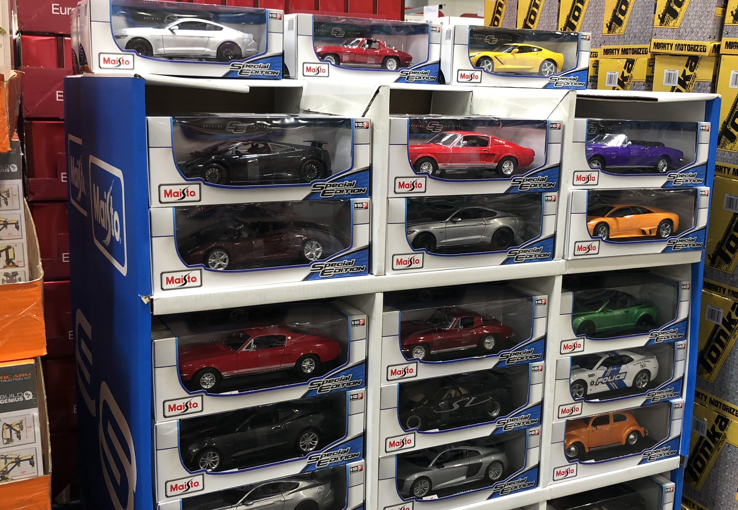 The best holiday toy deals for 2018 include Maisto Diecast cars at Costco