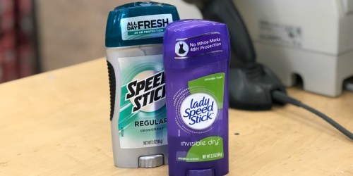 Speed Stick Deodorant Just 24¢ Each After Walgreens Rewards