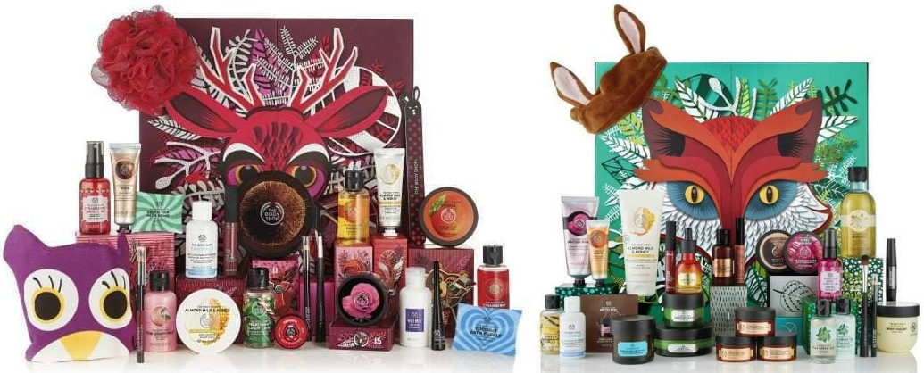 best 2018 advent calendars for kids and adults – The Body Shop deluxe advent calendars