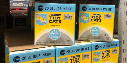 Purina Tidy Cats w/ Glade Cat Litter 20-Pound Jug Twin-Pack Only $10.98 at Sam’s Club