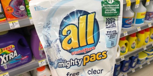 New All & Snuggle Laundry Coupons = Mighty Pacs Just $2 at Walgreens & CVS