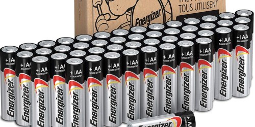 Energizer Max AA Batteries 48-Count Just $14.99 (Regularly $25)