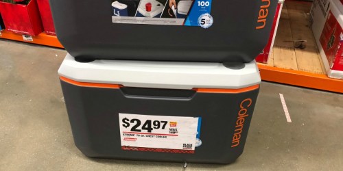 Home Depot: Coleman Xtreme 70-Quart Cooler Only $24.97 (Regularly $50)