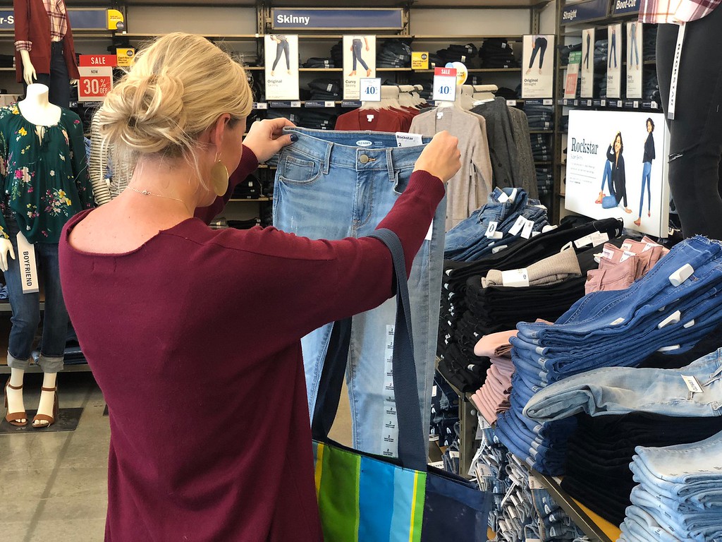 Collin Shopping at Old Navy