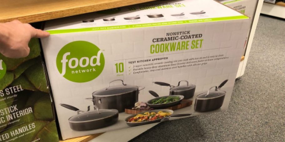 Food Network Cookware 10-Piece Set from $55.99 Shipped + Get $10 Kohl’s Cash