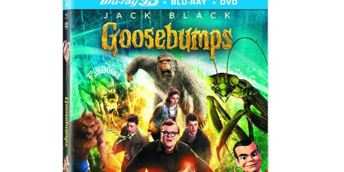 Amazon: Goosebumps 3D Blu-ray + DVD + Digital Copy onlinebo Only $7.96 Shipped (Regularly $20)