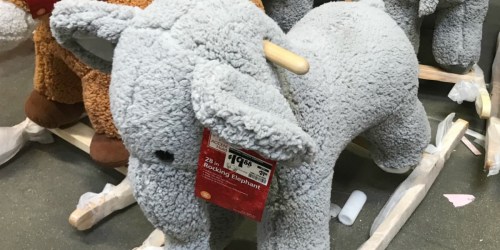 Home Accents Plush Rocking Animals Only $19.88 at Home Depot (Regularly $30)