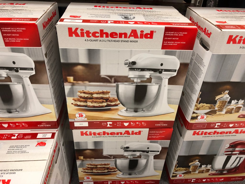 KitchenAid 4.5-quart stand mixer