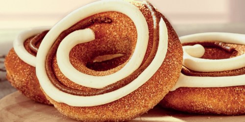 FREE Krispy Kreme Cinnamon Swirl Doughnut w/ Purchase for Rewards Members (11/13 Only) – Check Inbox