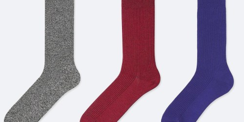 Seven UNIQLO Men’s Self-Deodorizing Socks Only $9.90 Shipped (Just $1.41 Per Pair)