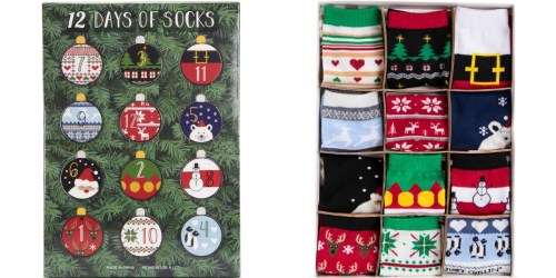 Pre-Order MUK LUKS 12 Days of Christmas Socks Gift Set Just $11.99 Shipped at Walmart.online (Regularly $20)