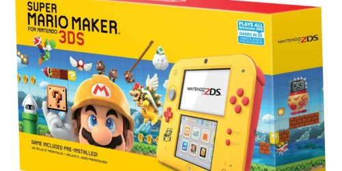 Nintendo 2DS System w/ Super Mario Maker Just $79 Shipped