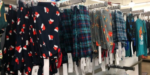 Old Navy Pajama Pants, Thermal Tees, & Slippers Just $5 Each + Bonus Coupon w/ Store Pickup