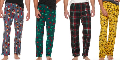 Kohl’s Men’s Microfleece Lounge Pants as Low as $3.26 Each Shipped (Regularly $18)