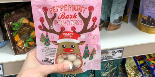 New Trader Joe’s Holiday Items & Fun Food Deals: Peppermint Popcorn, Hot Cocoa & More