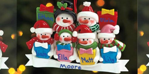 Personalizable Holiday Ornament Only $2.98 + More