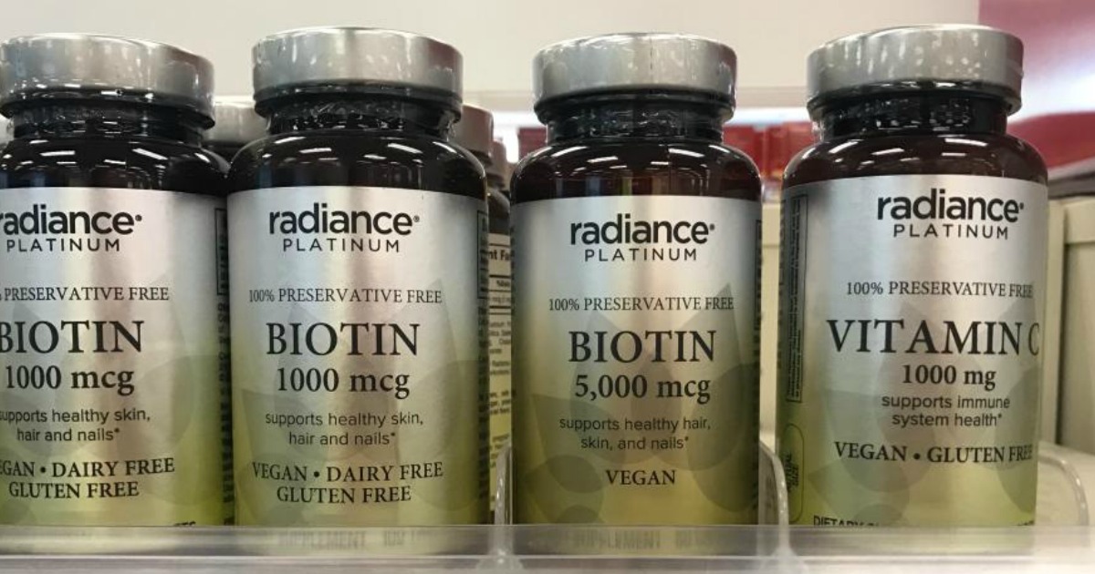 Radiance platiunum vitamins on shelf 