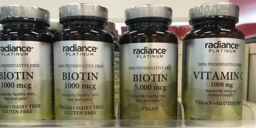 Radiance Platinum Vitamin C 60-Count Only 24¢ Each Shipped After CVS Rewards