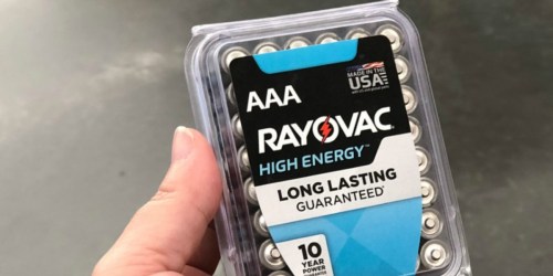 Rayovac Batteries 36-Pack Only $8.97 on Lowes.online (Regularly $17)