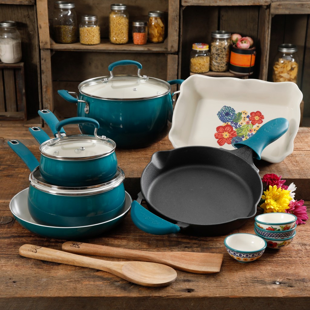 The Pioneer Woman Cookware set at Walmart